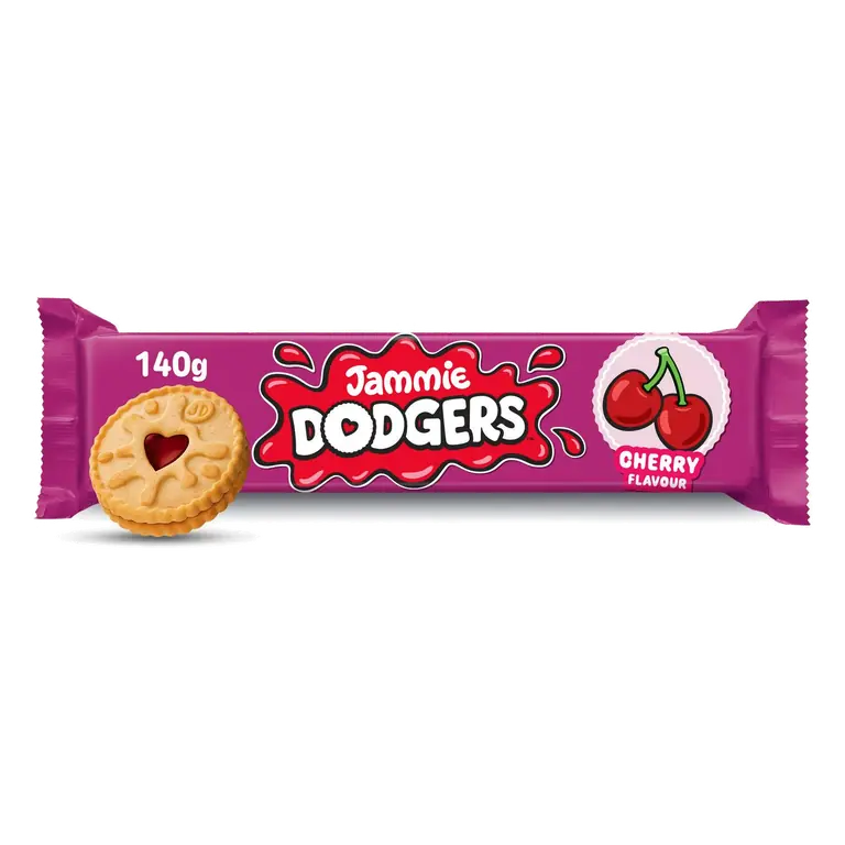 140g Cherry Flavour Biscuits