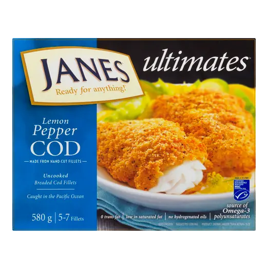 Breaded Cod Lemon Pepper 580 g