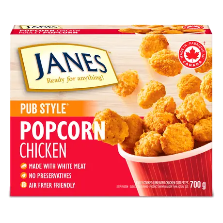 Fully Cooked Frozen Popcorn Chicken 700 g