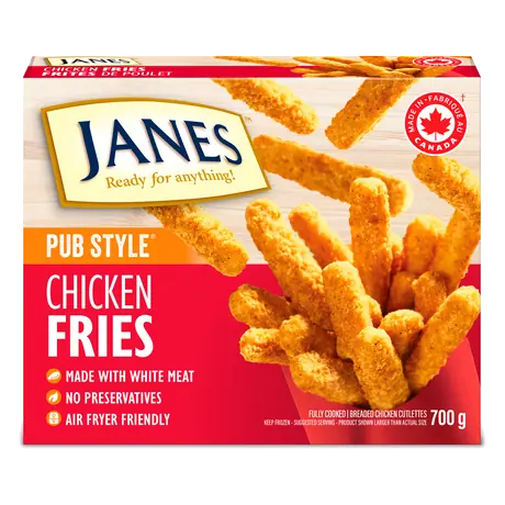 Fully Cooked Pub Style Frozen Chicken Fries 700 g
