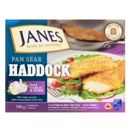 Haddock Lightly Dusted Roasted Garlic & Herb 500 g