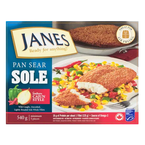 Sole Southern Lightly Dusted Cajun Style 540 g