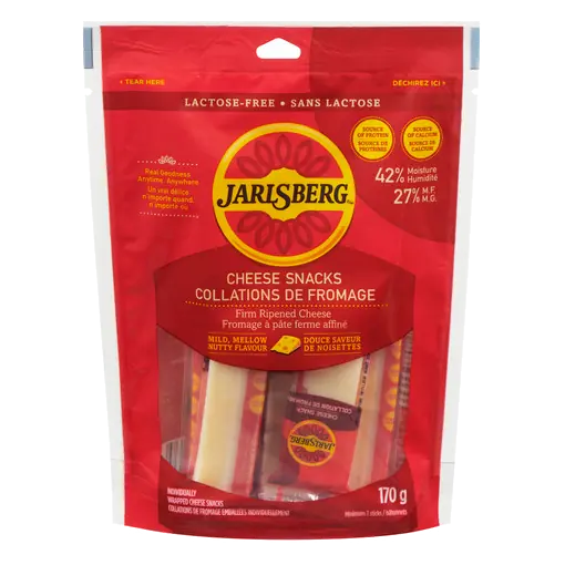 Lactose-Free Cheese Snacks Mild Mellow Nutty Flavour 170 g