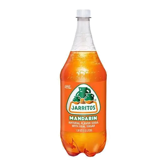 Jarritos Mandarin Soda, 52.9 fl oz Bottle