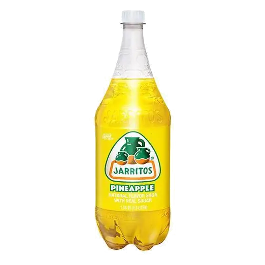Jarritos Pineapple Soda, 52.9 fl oz Bottle