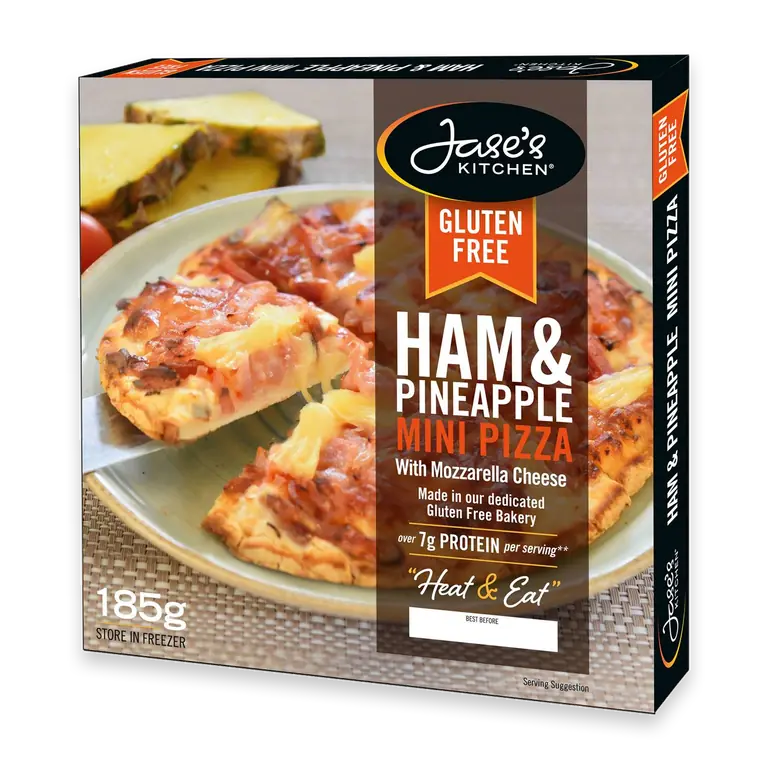 Gluten Free Ham & Pineapple Pizza