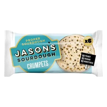 6 Sourdough Crumpets