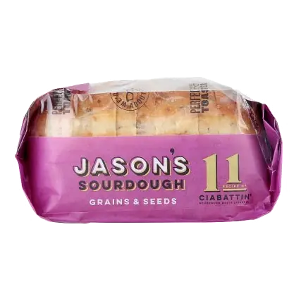 Jason's Grains & Seeds Sourdough Ciabattin