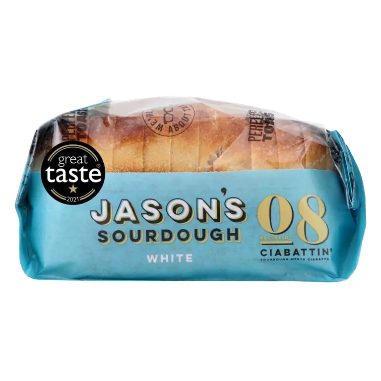 Jason's White Ciabattin Sourdough 580g