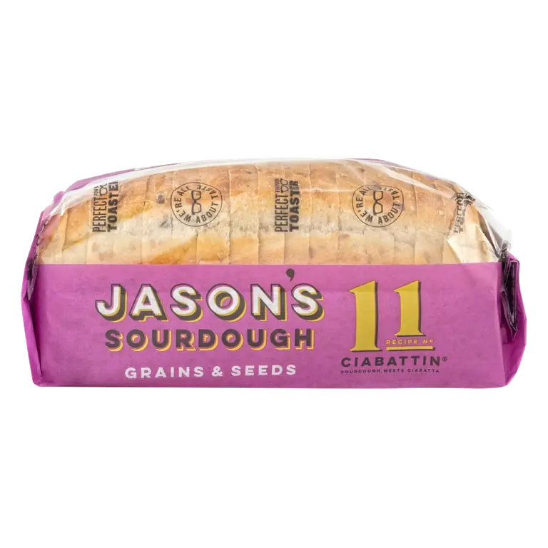 XL Grains And Seeds Ciabattin Sourdough 900g