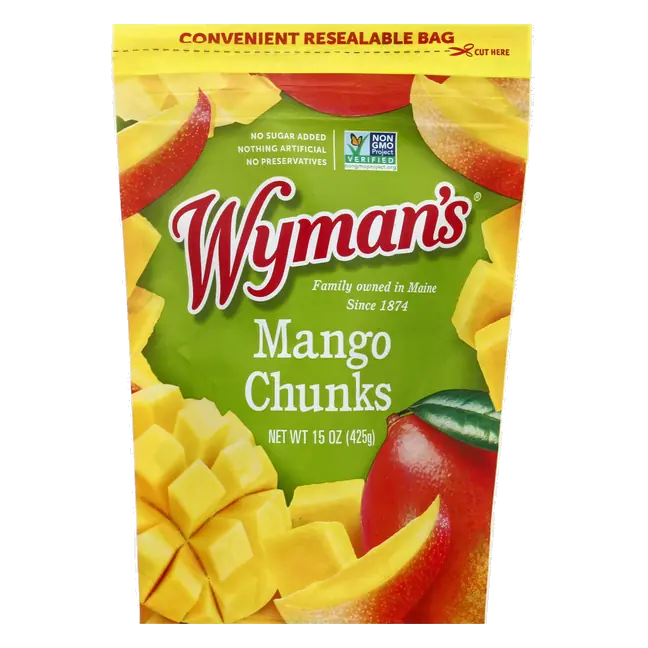 Wyman's of Maine Fresh Frozen Mango Chunks