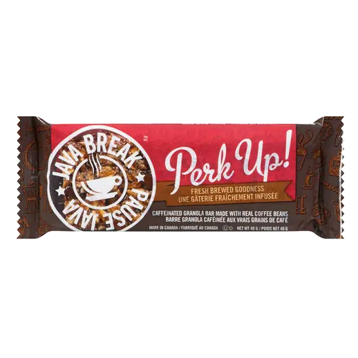 Perk Up! Caffeinated Granola Bar Coffee Bean 40 g