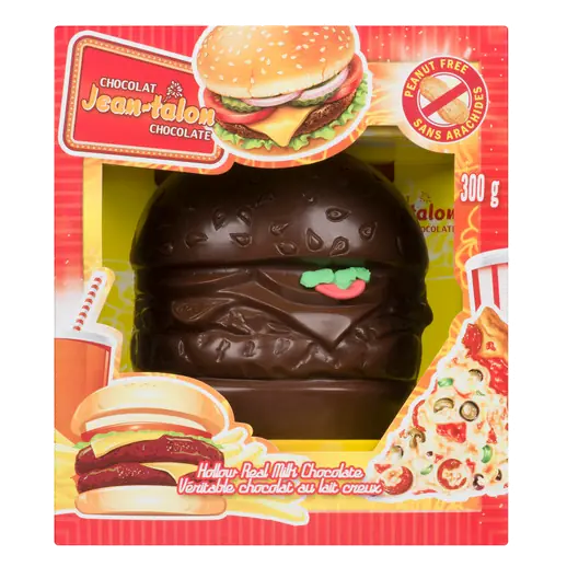 Hollow Milk Chocolate Hamburger 300 g