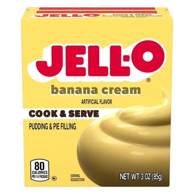 Banana Cream Pudding & Pie Filling