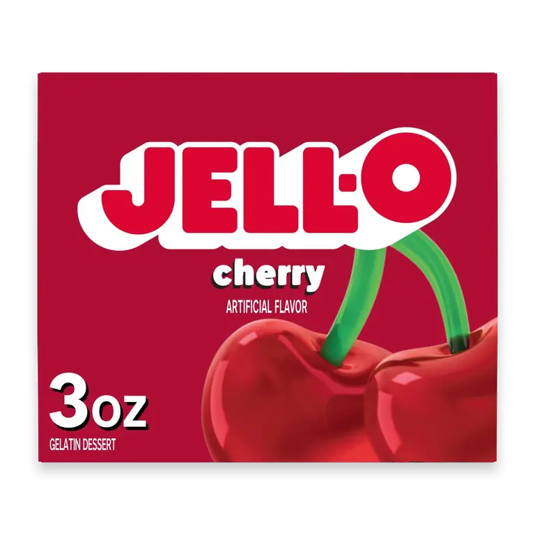 Cherry Gelatin Dessert Mix, Box