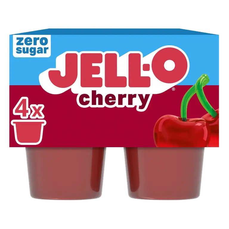 Cherry Low Calorie Gelatin Snacks