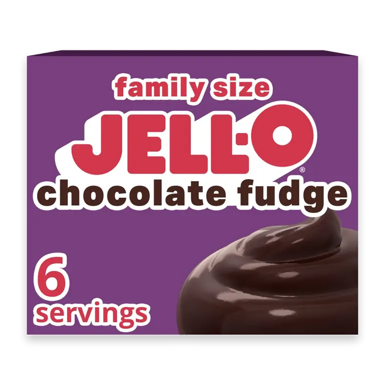 Chocolate Fudge Artificially Flavored Instant Pudding & Pie Filling Mix, Family Size, Box