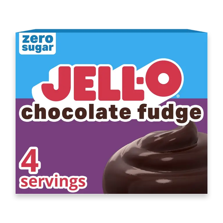 Chocolate Fudge Zero Sugar Instant Reduced Calorie Pudding & Pie Filling Mix, Box