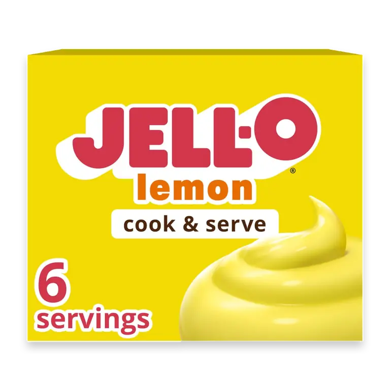 Cook & Serve Lemon Naturally Flavored Pudding & Pie Filling Mix, Box