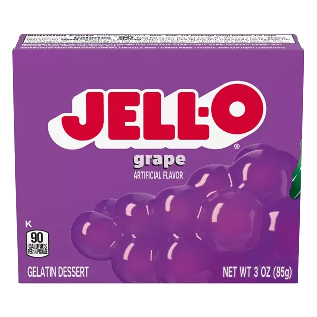 Grape Gelatin Dessert
