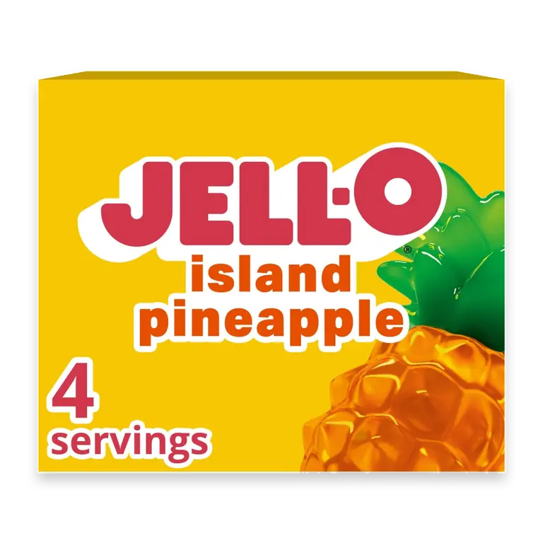 Island Pineapple Gelatin Dessert Mix, Box
