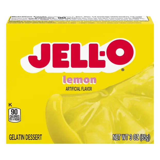 Lemon Flavored Gelatin Dessert Mix