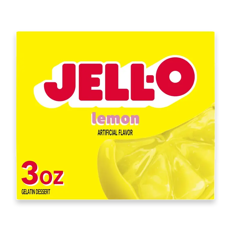Lemon Gelatin Dessert Mix, Box