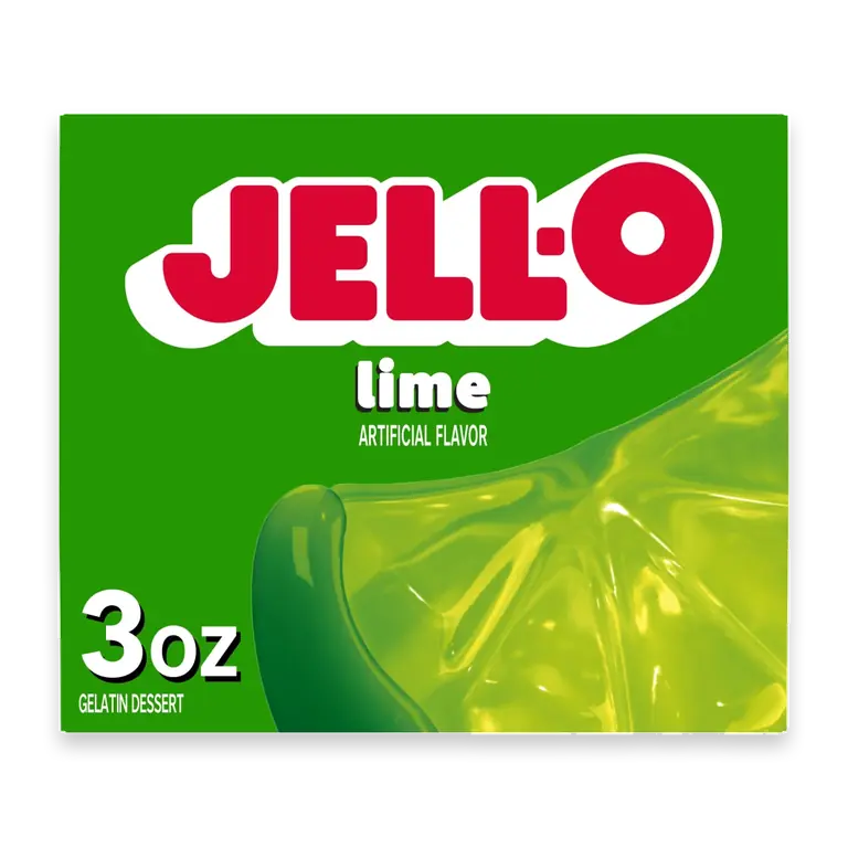 Lime Gelatin Dessert Mix, Box