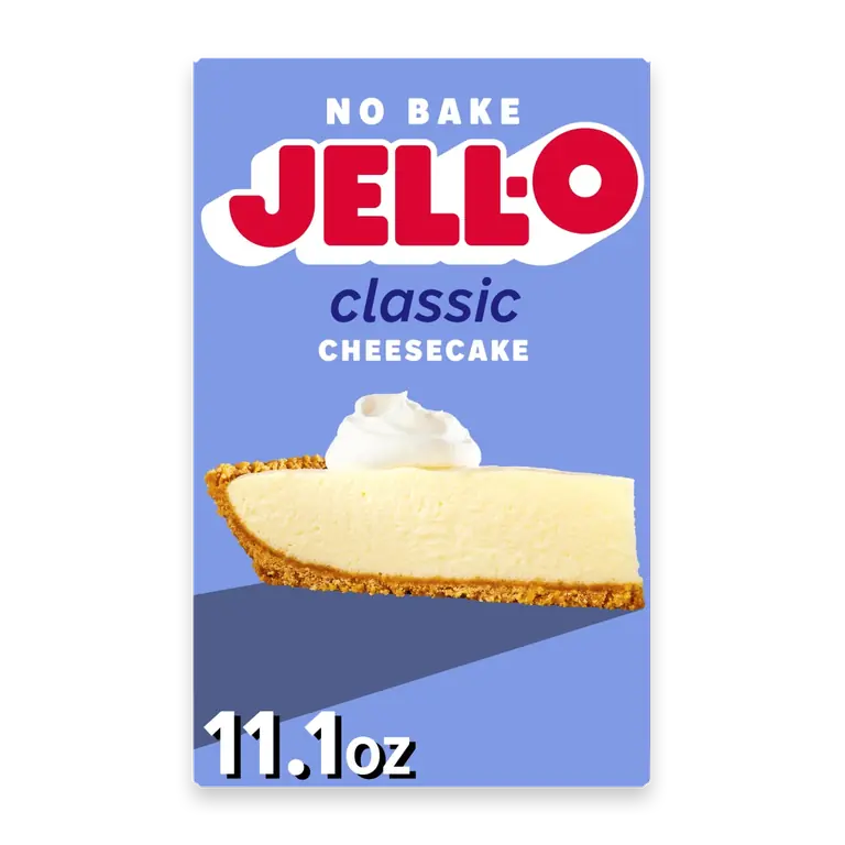 No Bake Classic Cheesecake Dessert Kit with Filling Mix and Crust Mix, Box