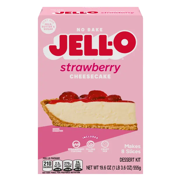 No Bake Strawberry Cheesecake Dessert Kit