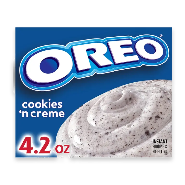 Oreo Cookies 'n Creme Instant Pudding & Pie Filling Mix, Box