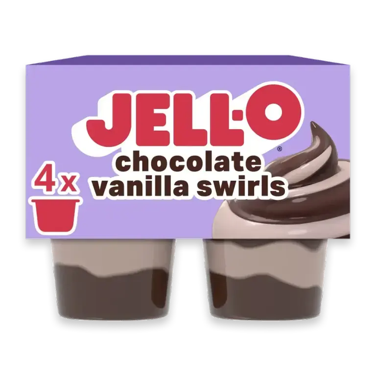 Original Chocolate Vanilla Swirls Pudding Cups Snack