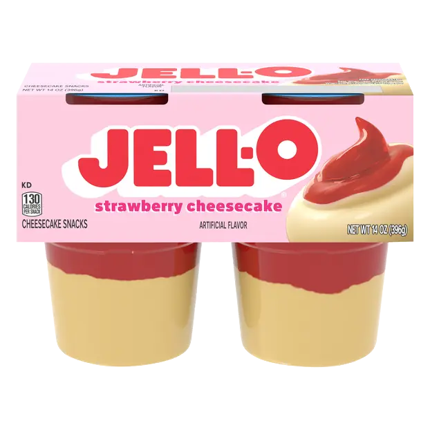 Original Strawberry Cheesecake Snack Cups - 4 ct