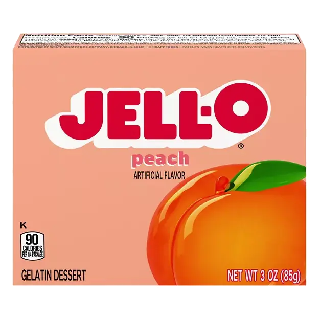Peach Gelatin Dessert