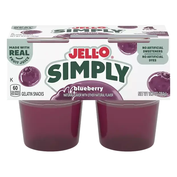 Simply Blueberry Gelatin Snacks