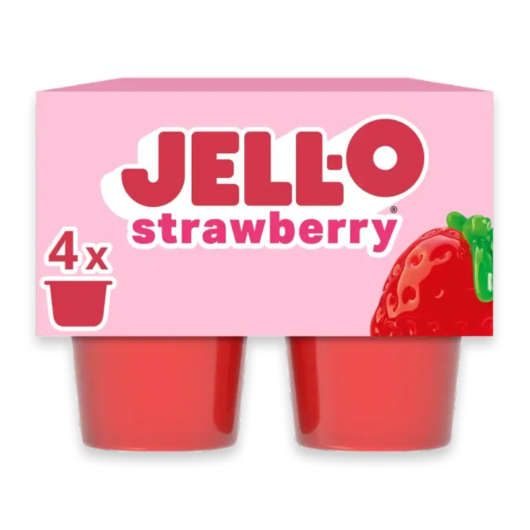Strawberry Gelatin Cups