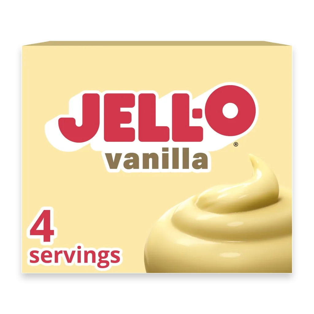 Vanilla Artificially Flavored Instant Pudding & Pie Filling Mix Box