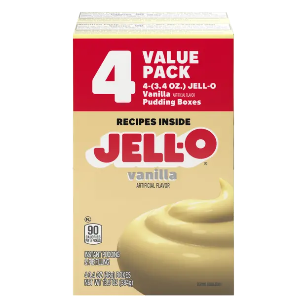 Vanilla Instant Pudding & Pie Filling Value Pack - 4 ct