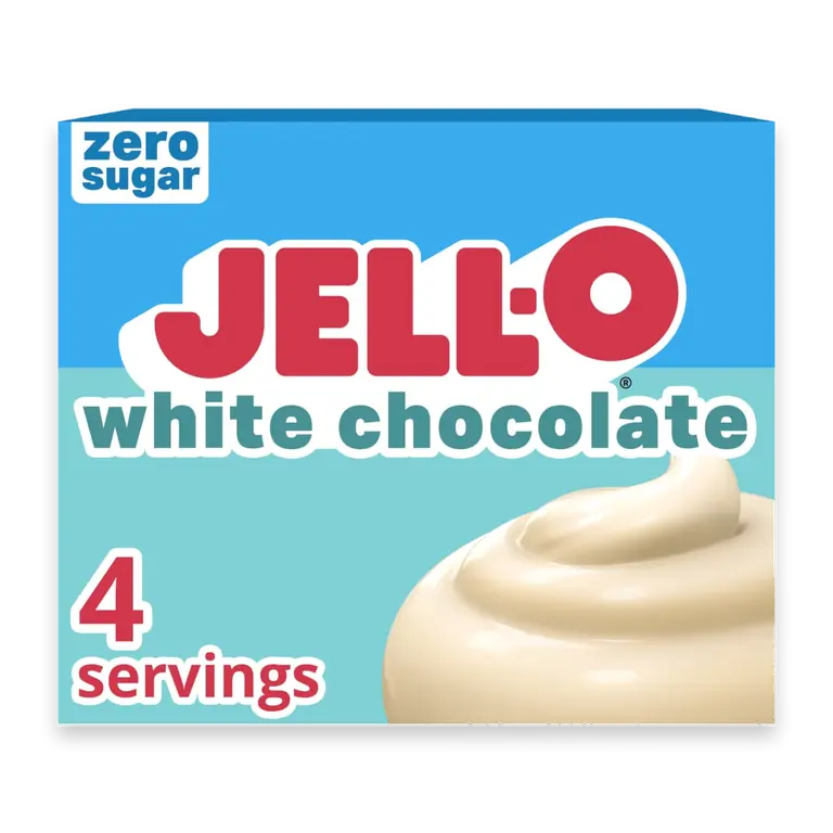 White Chocolate Zero Sugar Instant Reduced Calorie Pudding & Pie Filling Mix, Box
