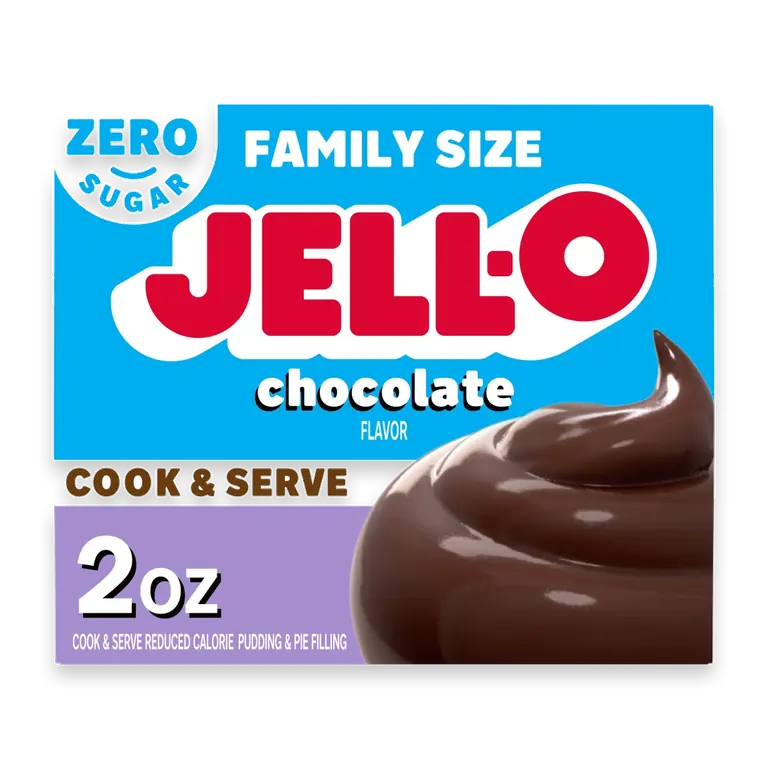 Zero Sugar Chocolate Flavor Cook & Serve Pudding & Pie Filling, Box