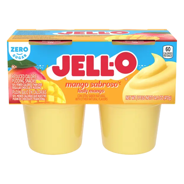Zero Sugar Mango Sabroso Pudding Snack Cups - 4 ct