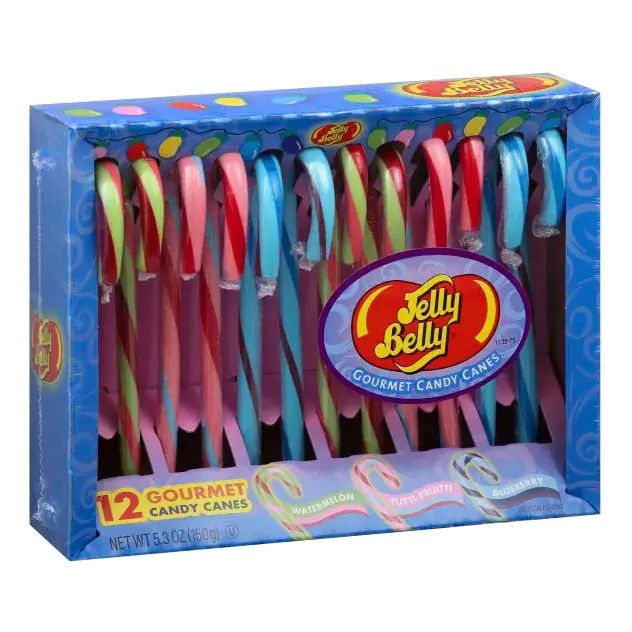 Candy Canes, Gourmet, Watermelon/Tutti-Fruitti/Blueberry