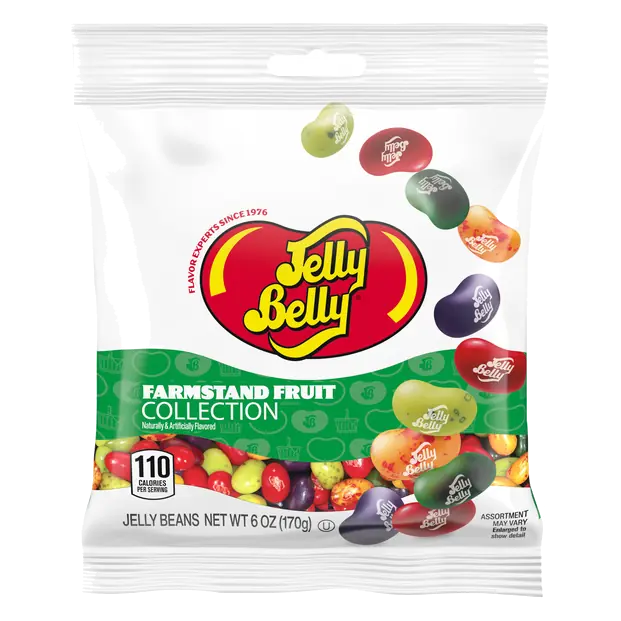 Jelly Belly Farmstand Fruit Collection Jelly Beans 6 oz