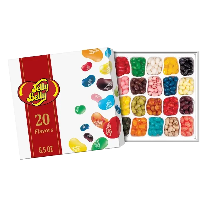 Jelly Belly Gift Box 20 Flavor Gift Box, 8.5oz