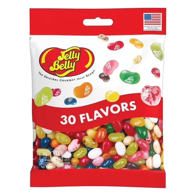 Jelly Belly 30 Flavors Candy Jelly Beans, 7oz