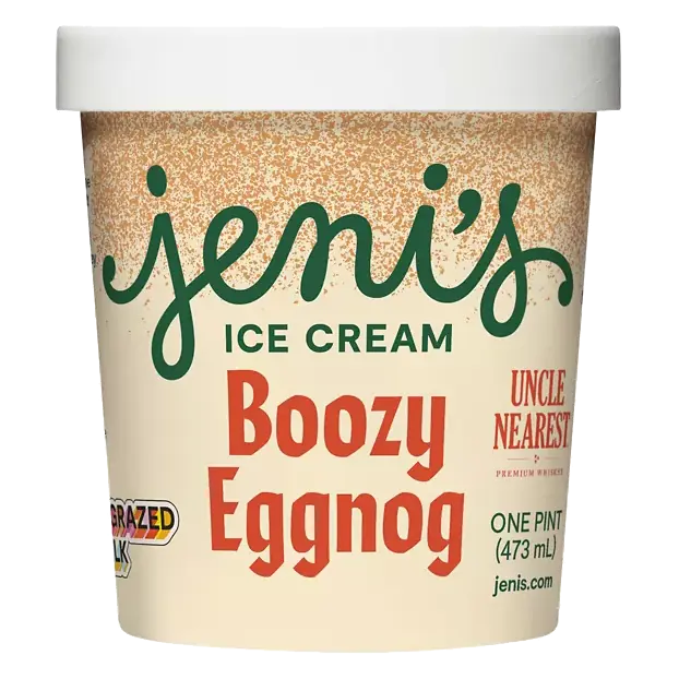 Boozy Eggnog Ice Cream