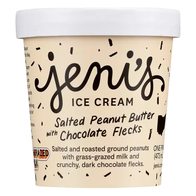 Salted Peanut Butter with Chocolate Flecks