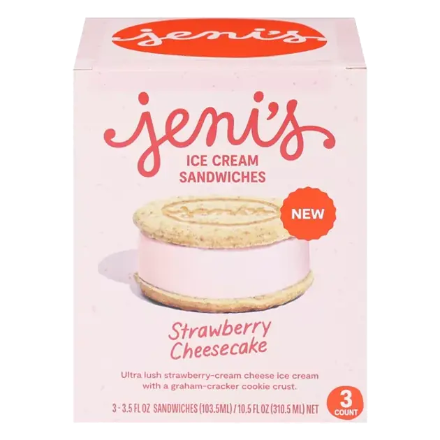 Strawberry Cheesecake Ice Cream Sandwiches