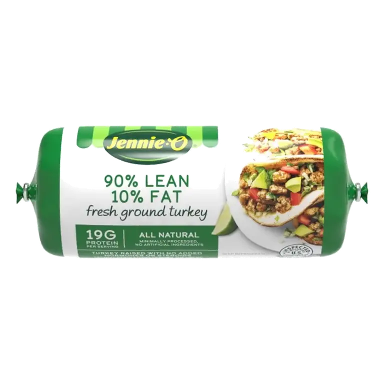 Jennie-O 90/10 Ground Turkey Roll, 16oz: Gluten-Free, High Protein, No Added Sugar