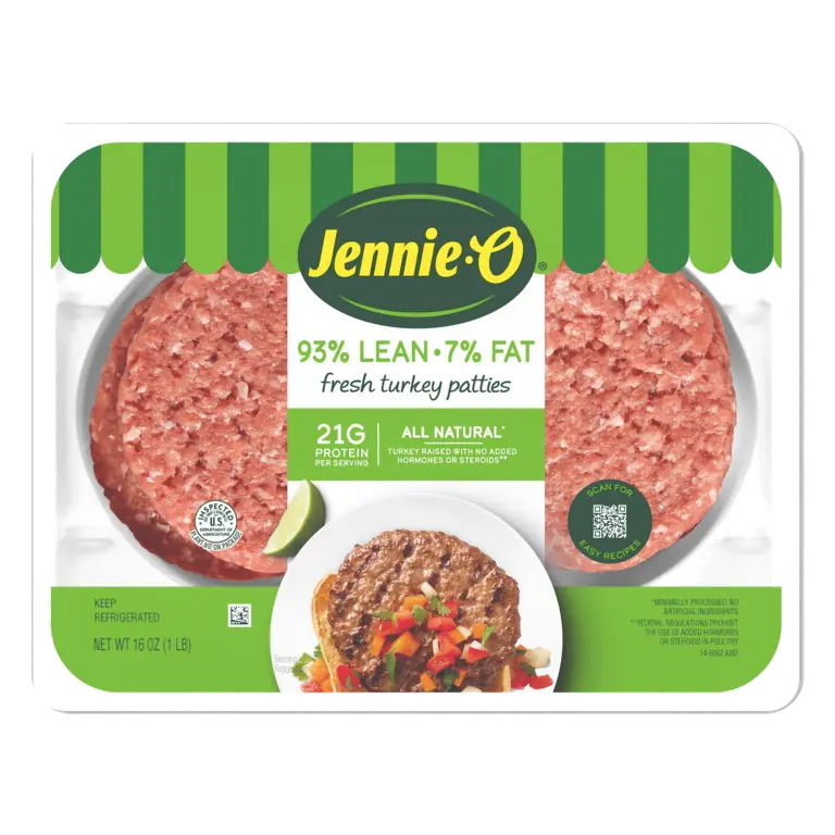 93% Lean | 7% Fat Turkey Patties